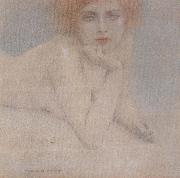 Fernand Khnopff Nude Study France oil painting artist